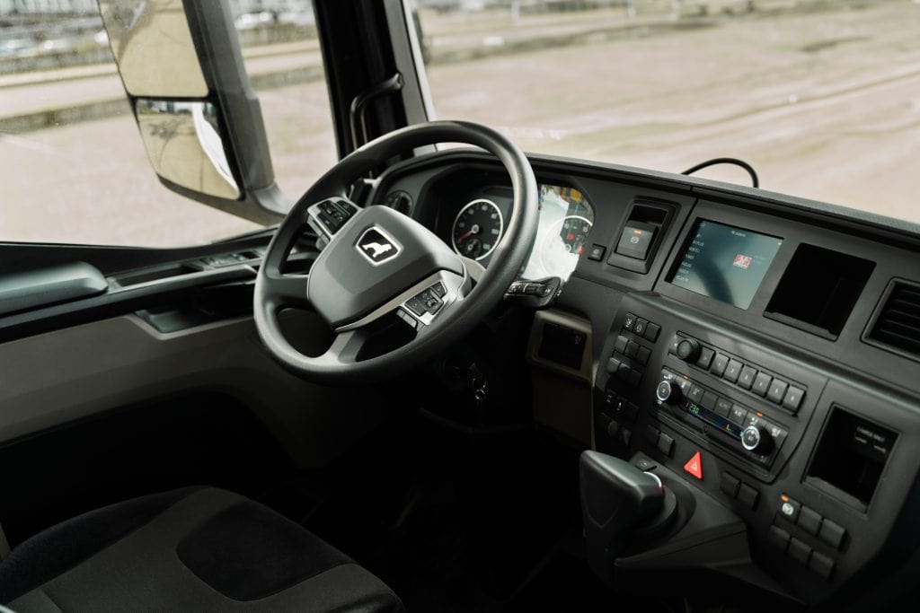 MAN trucks interior and comfort